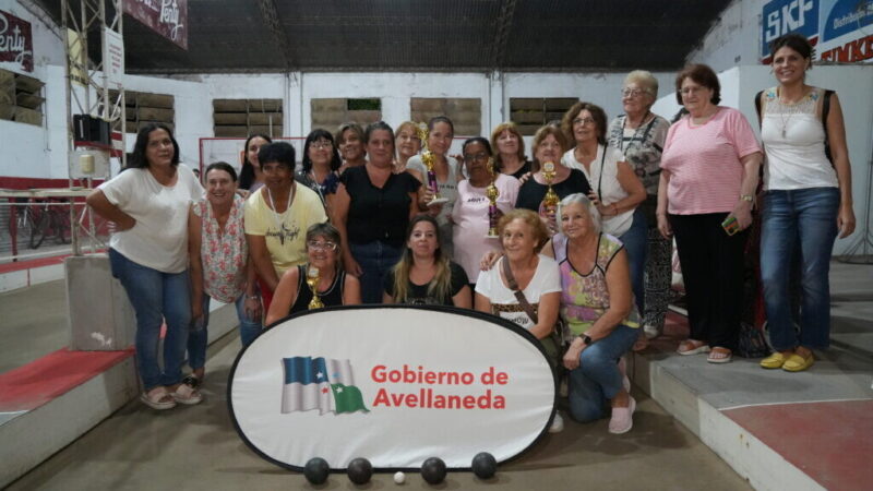 Avellaneda celebró el 1° Campeonato de Bochas para Damas