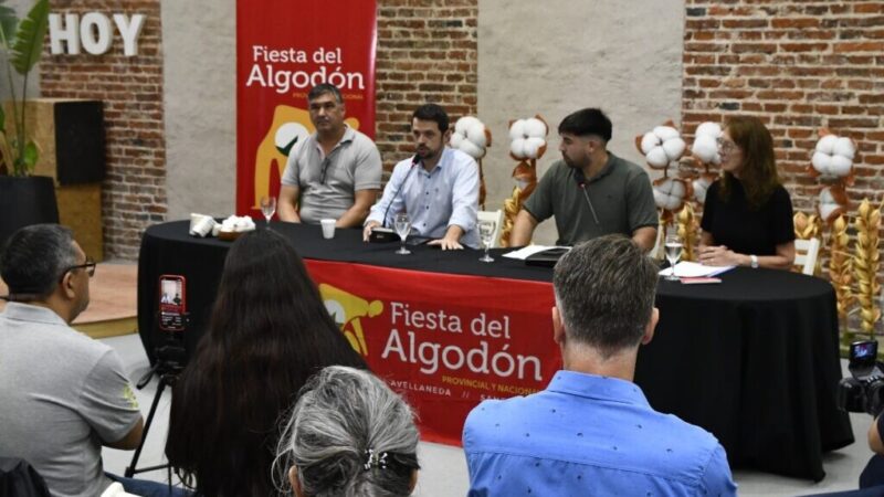 Avellaneda presentó el cronograma de la 56ª Fiesta Provincial y 39ª Nacional del Algodón