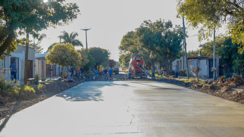 Finalizan las Obras de Pavimentación en el Barrio San Jerónimo del Rey