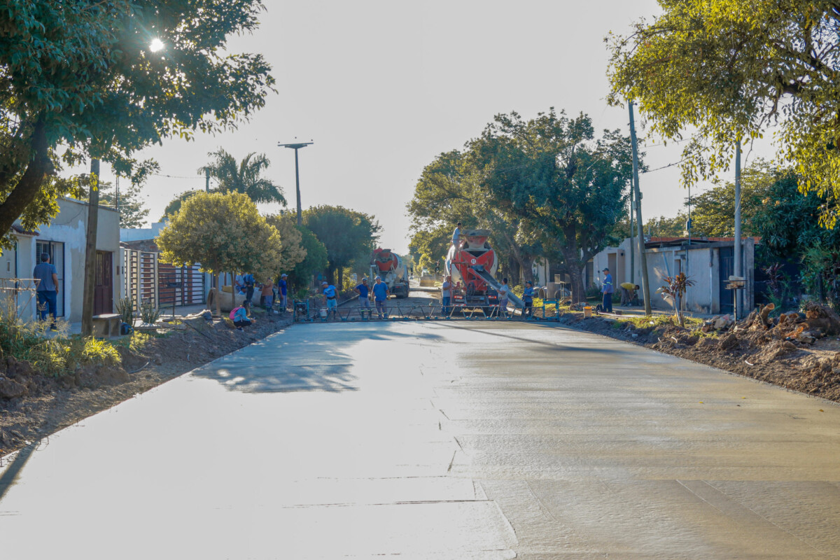 Finalizan las Obras de Pavimentación en el Barrio San Jerónimo del Rey