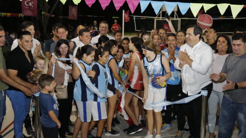 Inauguran un nuevo Playón Polideportivo Municipal en Reconquista ¿dónde está ubicado?
