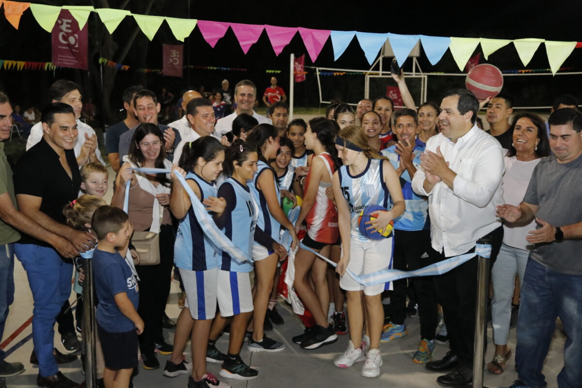 Inauguran un nuevo Playón Polideportivo Municipal en Reconquista ¿dónde está ubicado?