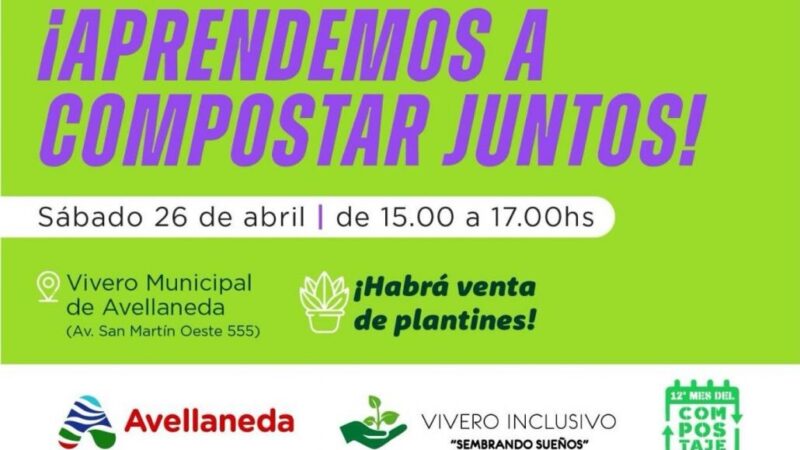 Realizan un Taller de Compost en Avellaneda