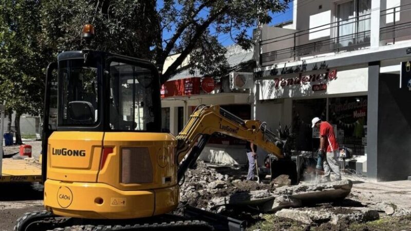 Avellaneda está en obras: avanza la remodelación del Centro Comercial a Cielo Abierto