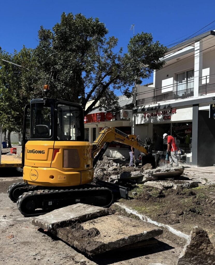 Avellaneda está en obras: avanza la remodelación del Centro Comercial a Cielo Abierto