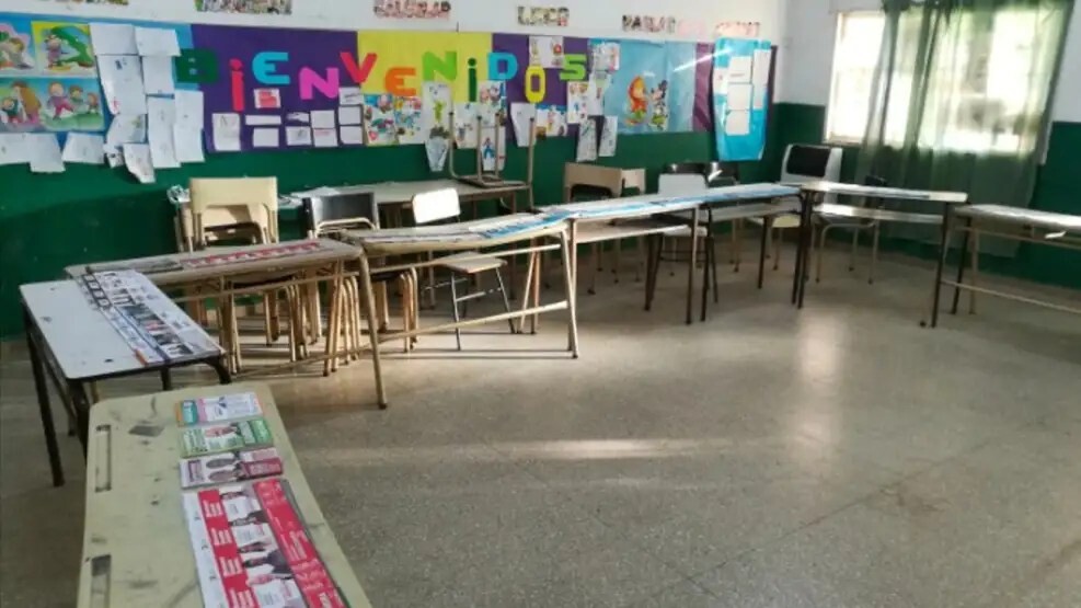 El lunes se dictarán clases en las escuelas que funcionen como centros de votación