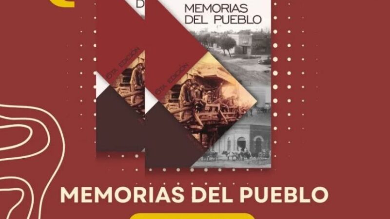 Romang presenta la 6° edición del libro “Memorias del Pueblo”