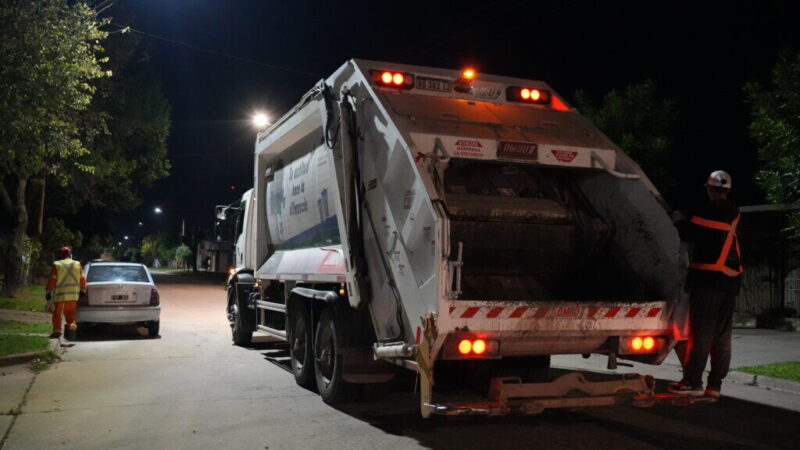 Reconquista y Avellaneda garantizan la recolección de residuos durante el feriado largo