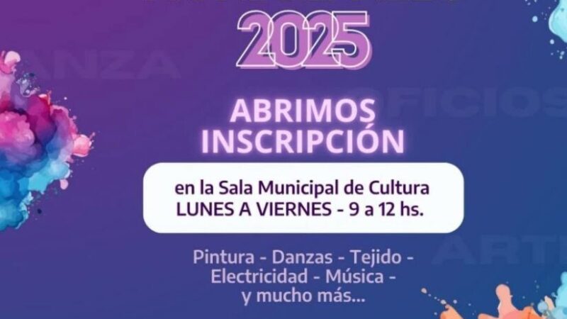 La Municipalidad de Romang abre inscripciones para los Talleres Municipales 2025