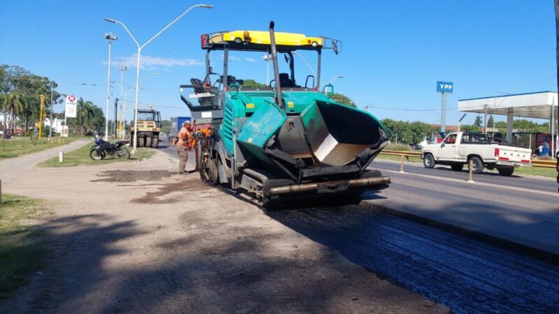 Vialidad Nacional comenzó a reparar Boulevard Irigoyen ¿en qué tramo de la ruta?