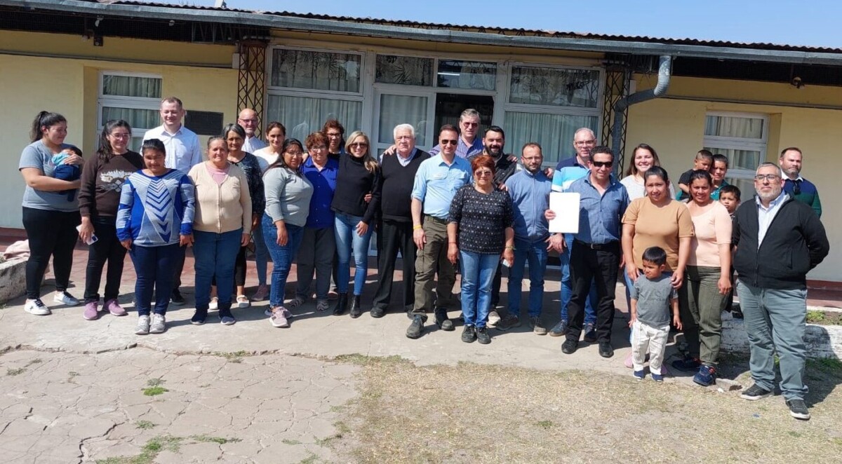 VERA I Sosa destacó el avance de la obra de agua en el Paraje 115