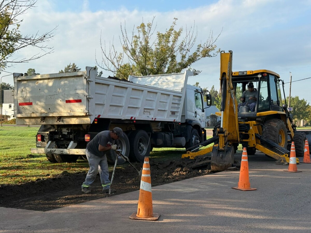 Avellaneda: tránsito interrumpido por trabajos de bacheo