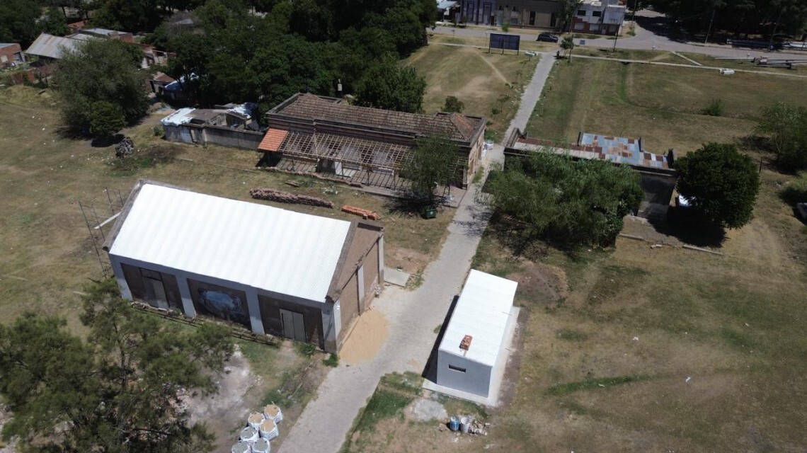 El gobierno provincial recupera el casco histórico del ferrocarril en San Justo