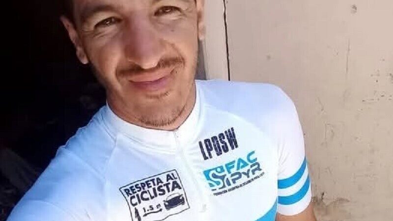 Luis Alejandro Aquino en el Campeonato Argentino de Ciclismo