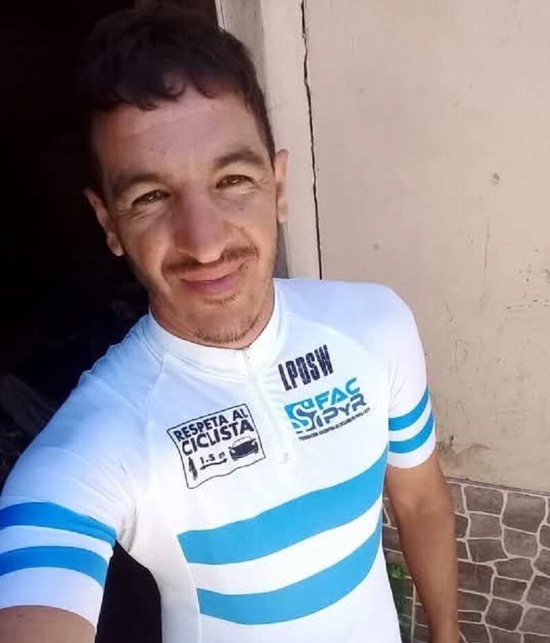 Luis Alejandro Aquino en el Campeonato Argentino de Ciclismo