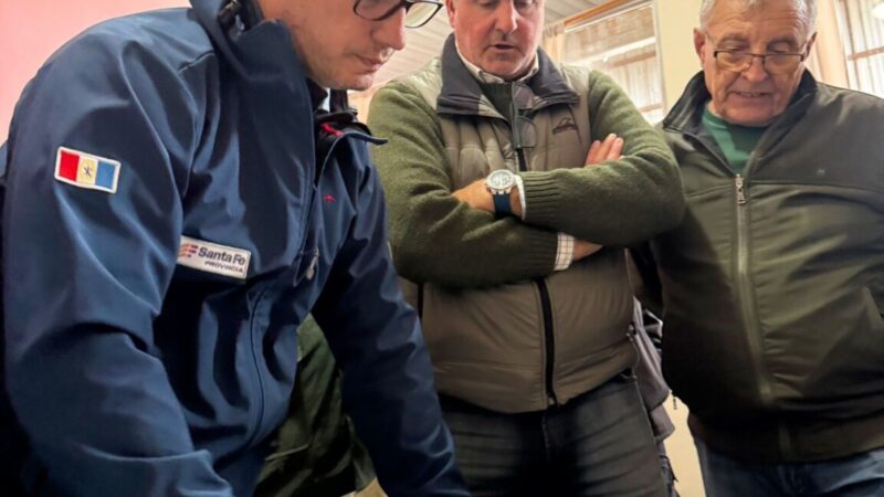 Enrico: “El trabajo previo con el municipio permitió que el agua escurra más rápido”