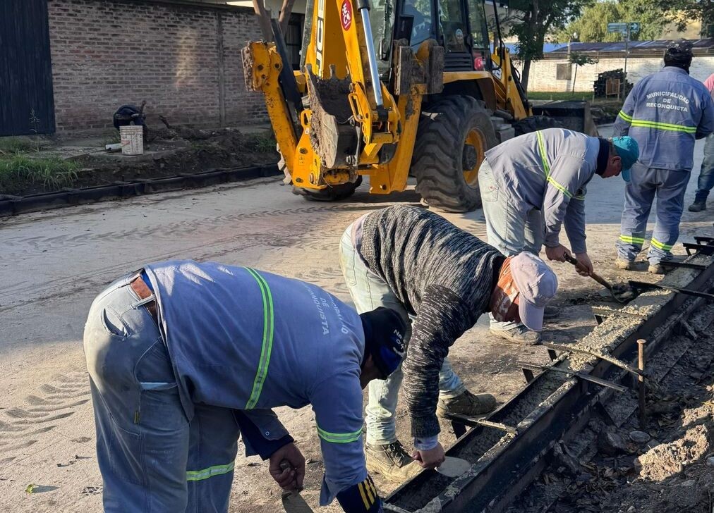 Avanzan las tareas de saneamiento en barrios de Reconquista