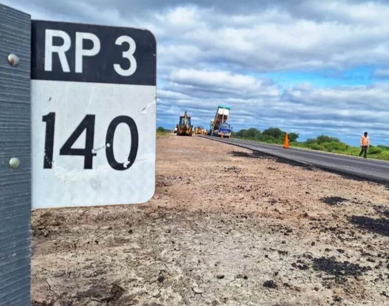 Finalizó la pavimentación de la Ruta 3 en la Cuña Boscosa