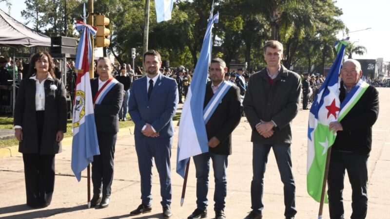 Avellaneda conmemoró el Día de la Bandera con un acto cívico militar
