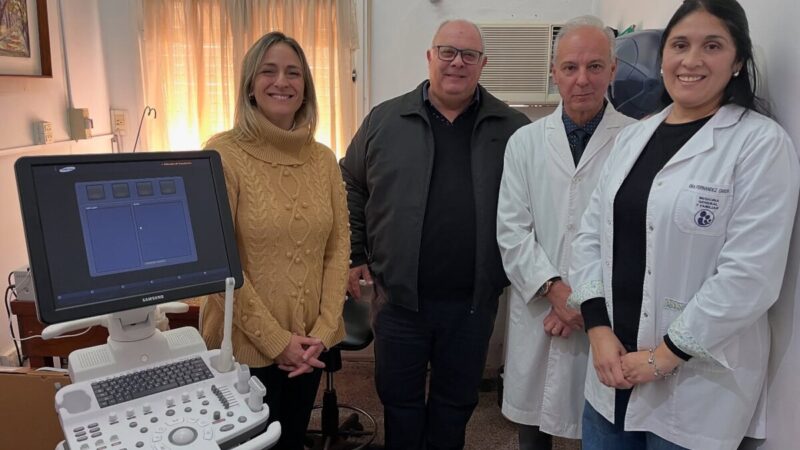 El Hospital Jonás Salk de Romang incorporó un nuevo ecógrafo de alta tecnología
