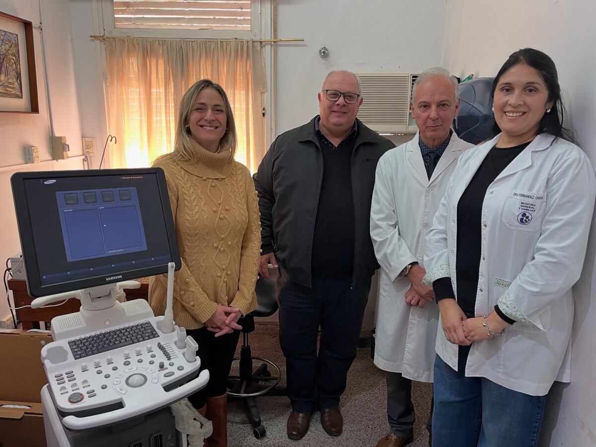 El Hospital Jonás Salk de Romang incorporó un nuevo ecógrafo de alta tecnología