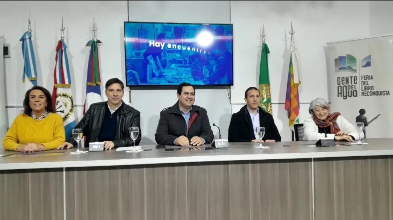Presentaron la 8va Feria del Libro de Reconquista «Gente del Agua» ¿cúando se realiza?