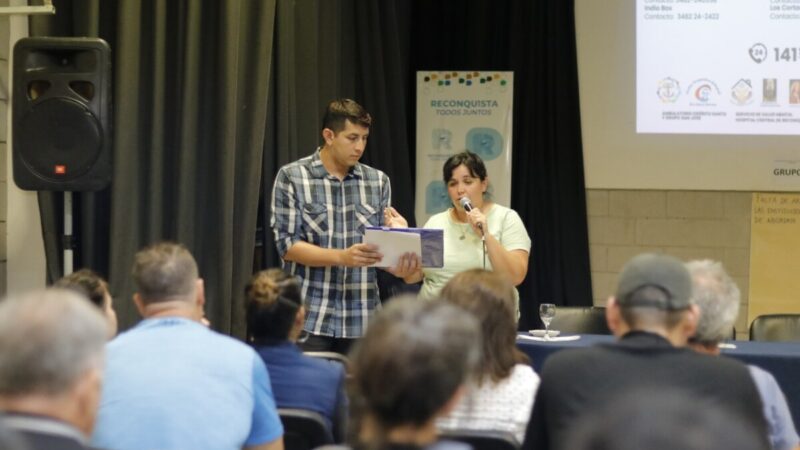 Consolidan la Red de Abordaje Integral de Consumos Problemáticos en Reconquista