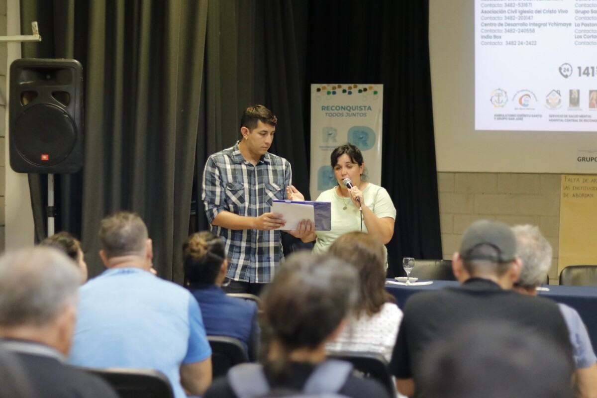 Consolidan la Red de Abordaje Integral de Consumos Problemáticos en Reconquista