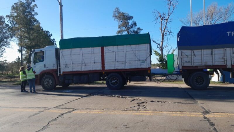 Operativo de Control de Transporte de Alimentos en Ruta Nacional 11