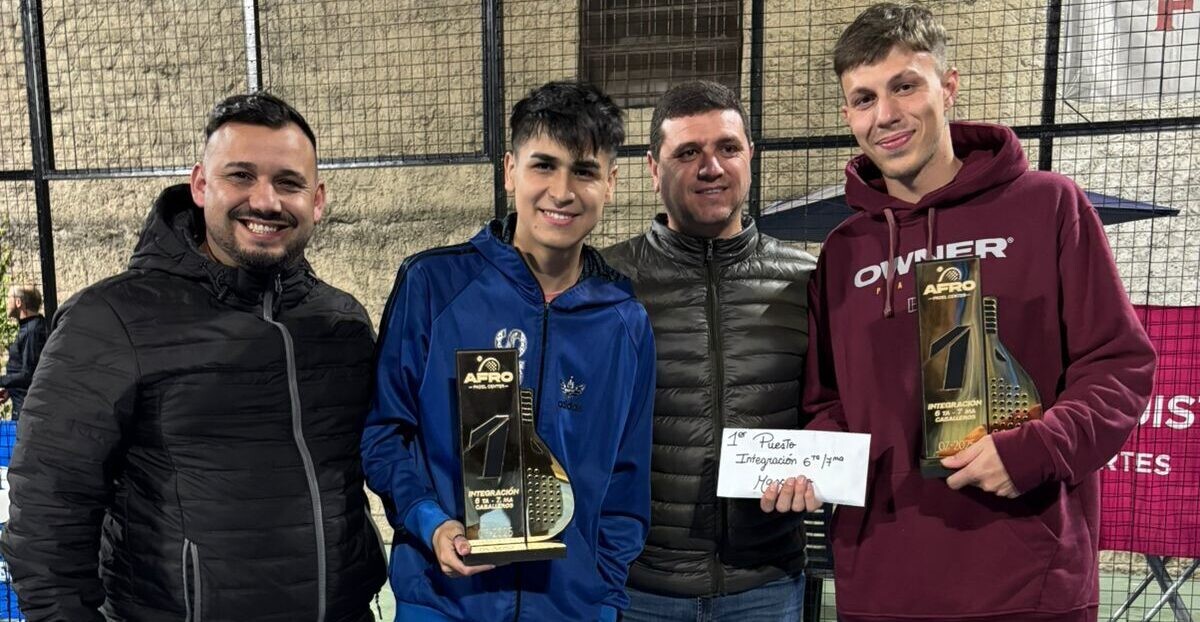 Padel: Torneo de Integración en Afro Padel Center. Los ganadores