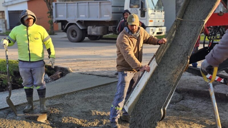 Avanzan las obras del Plan Estratégico de Pavimento Urbano en Reconquista