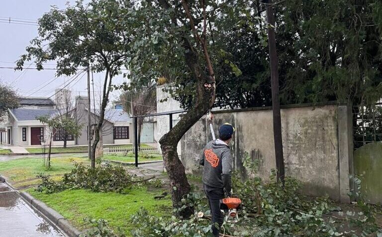 Avellaneda realiza trabajos de mantenimiento en zona urbana y rural