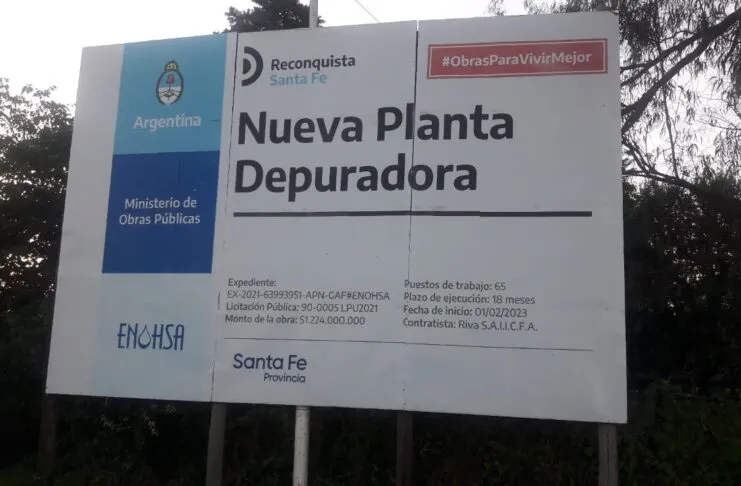 Reclaman la reactivación de la planta de efluentes cloacales en Reconquista