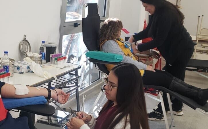 Campaña de donación de sangre en el Instituto “Ángel Cárcano”