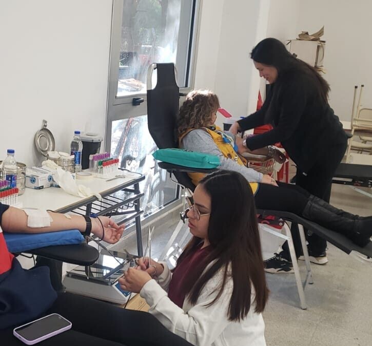Campaña de donación de sangre en el Instituto “Ángel Cárcano”