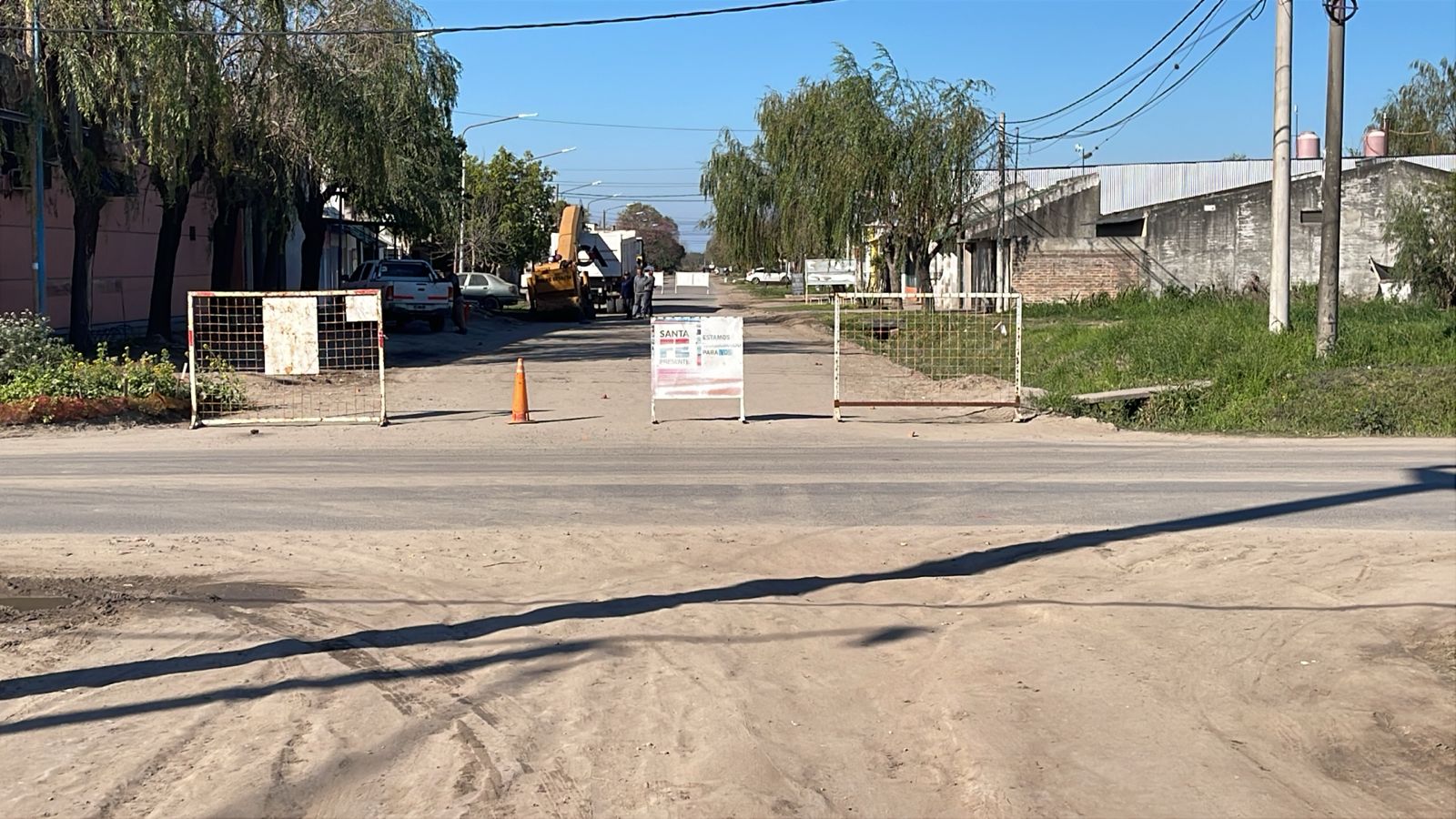 Reconquista: avanzan las obras en calle 54 de Barrio Vicentina ¿qué opinan los vecinos?