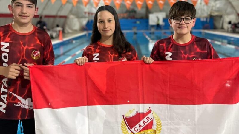 Nadadores del Rojo en el Torneo Selectivo Juegos Evita 2025