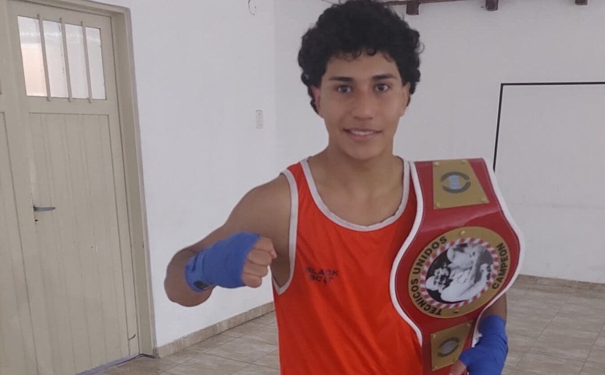 Boxeo: Nico Peralta se impuso en «Talento de barrio 10º edición»