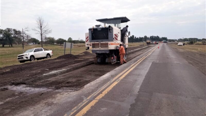 Vialidad avanza con la recuperación de la Ruta Nacional 11 en el tramo Avellaneda