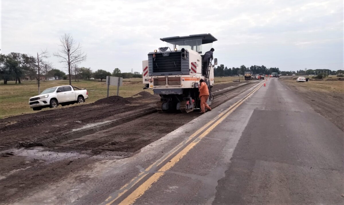 Vialidad avanza con la recuperación de la Ruta Nacional 11 en el tramo Avellaneda