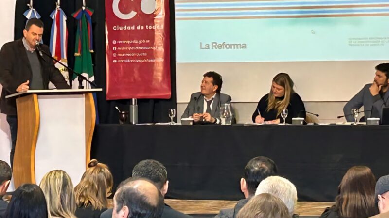 Spontón participó de la Audiencia Pública por la Reforma Constitucional