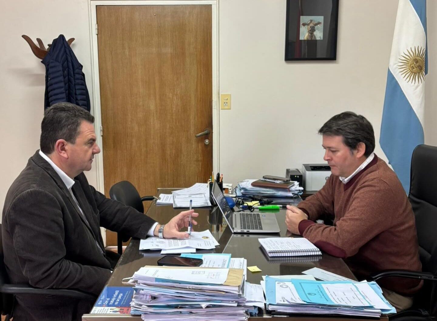 Spontón realizó gestiones en la Secretaría de Agricultura de Santa Fe