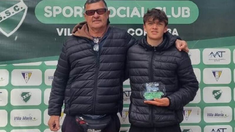 Tenis: Juan Manuel Petroli se consagró campeón en Villa María