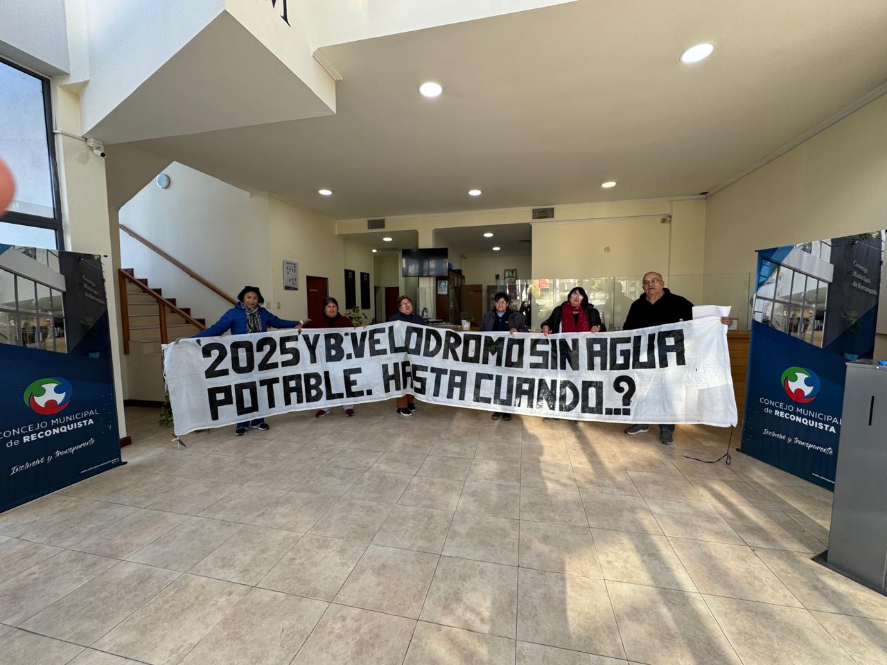 Reconquista: vecinos del barrio Velódromo reclamaron en el Concejo por la falta de agua potable