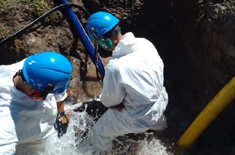Los Laureles y La Lola están sin agua tras rotura del acueducto ¿cuándo lo solucionan?