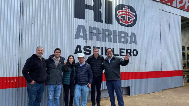 Río Arriba inauguró el primer astillero en Reconquista