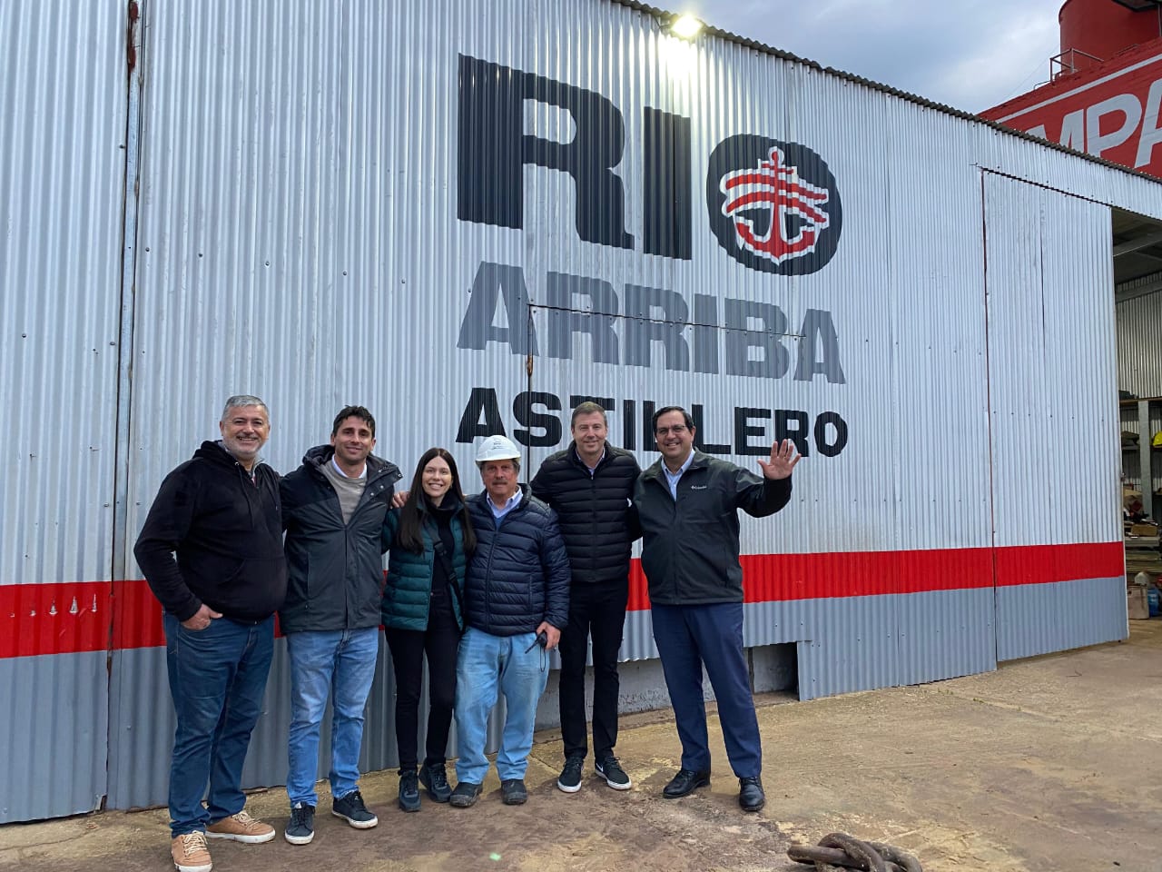 Río Arriba inauguró el primer astillero en Reconquista