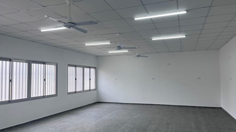 Terminaron la construcción del aula del colegio Concordia de Romang