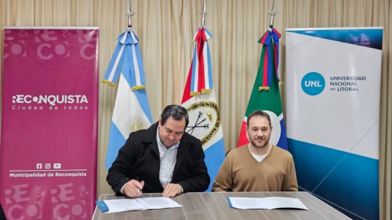 Reconquista firmó un convenio con la UNL para fortalecer el desarrollo artístico