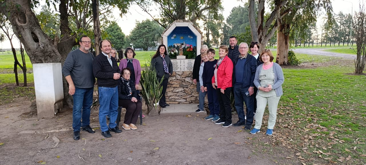 La Virgen de Castelmonte llegó a la zona rural de Avellaneda